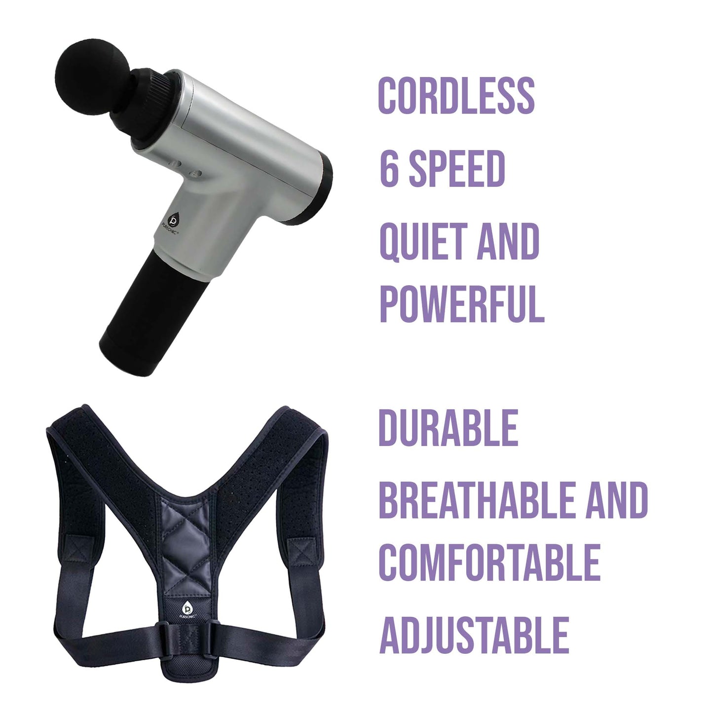 Pursonic Ultimate Pain Relief and Posture Support Bundle-1