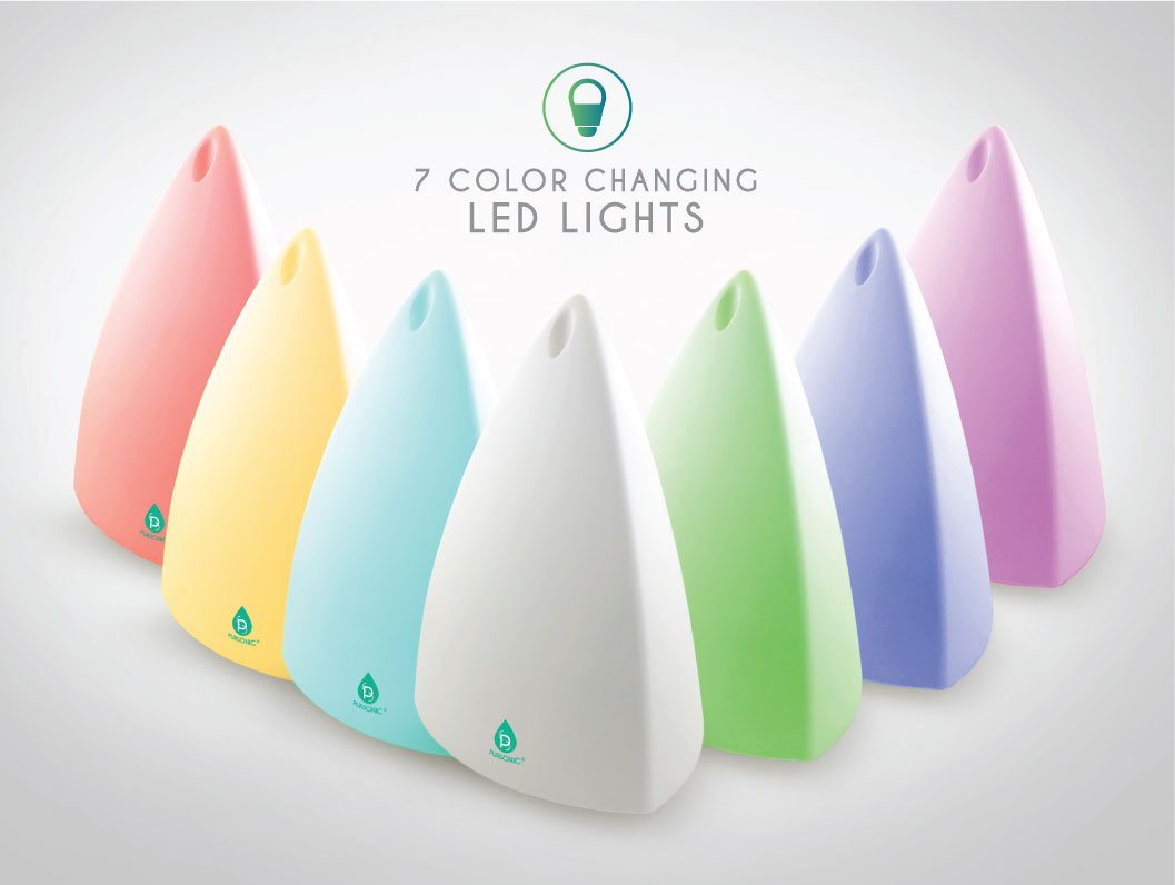 Pursonic Aromatherapy Diffuser & Essential Oil Set -Ultrasonic Top 3 Oils-1