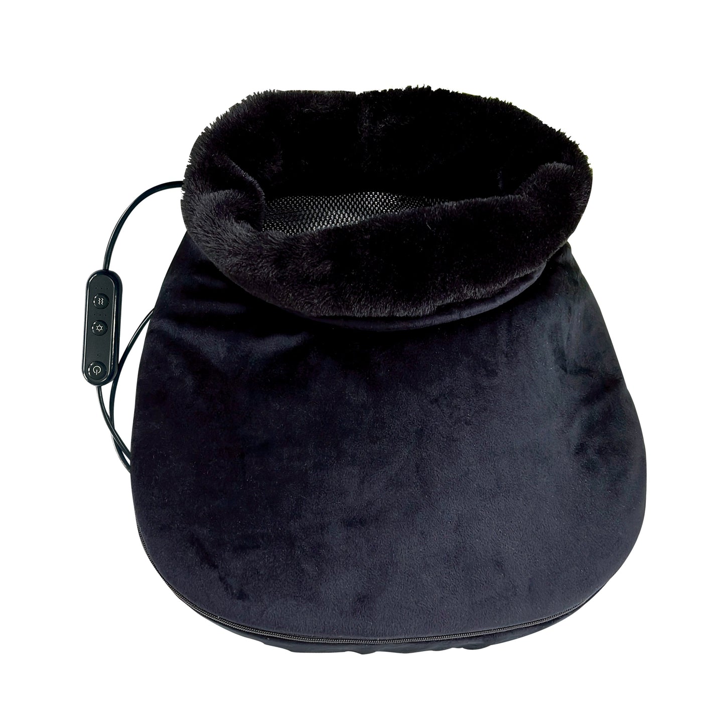 Heated Foot Massager with Remote Control, Folding Design, and Dual Motor Intensities-4