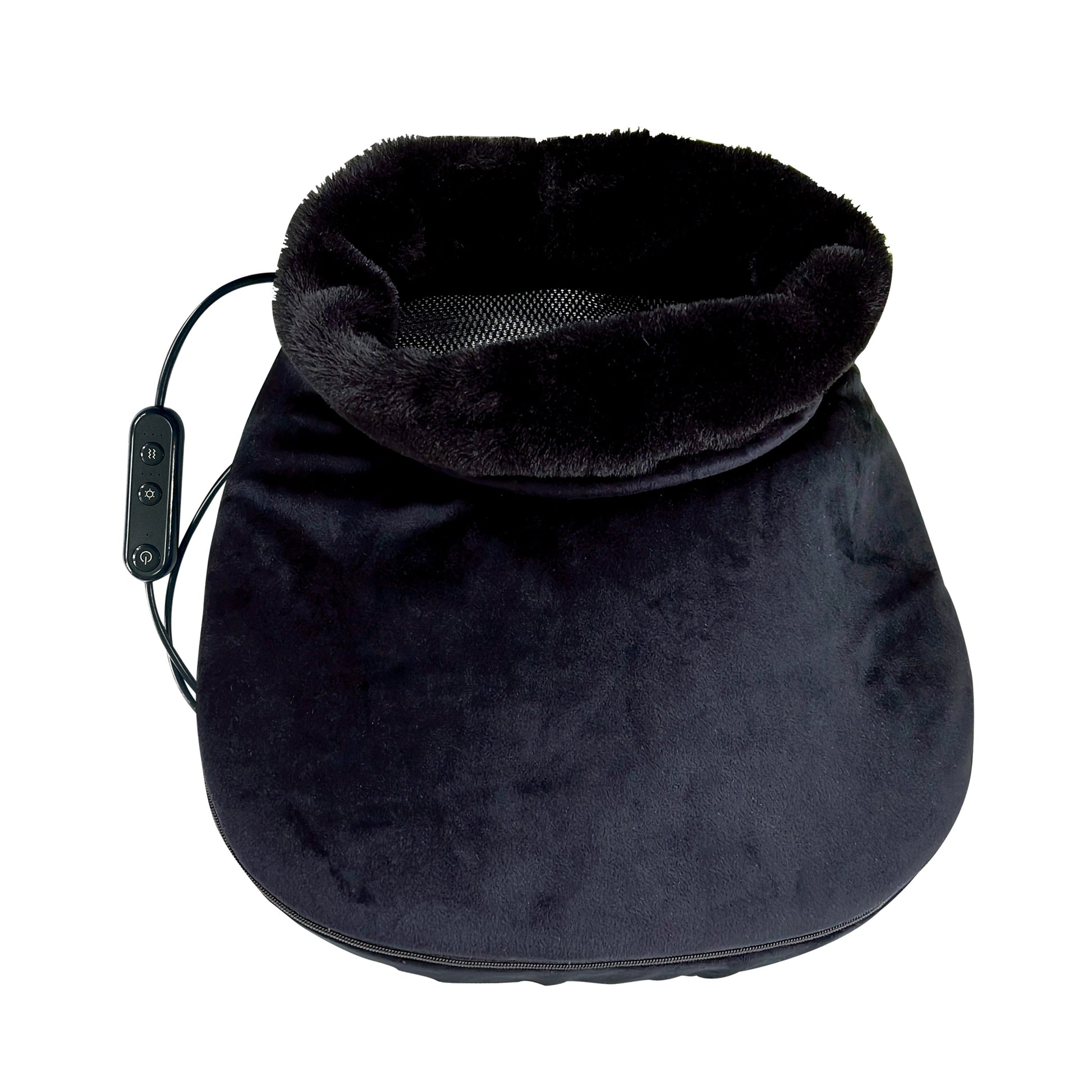 Heated Foot Massager with Remote Control, Folding Design, and Dual Motor Intensities-4