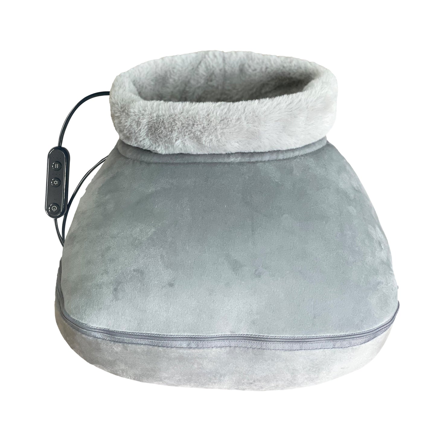 Heated Foot Massager with Remote Control, Folding Design, and Dual Motor Intensities-2