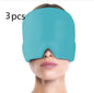 Ice Compress Headache Eye Mask Hat for Migraine, Stress, and Tension Relief