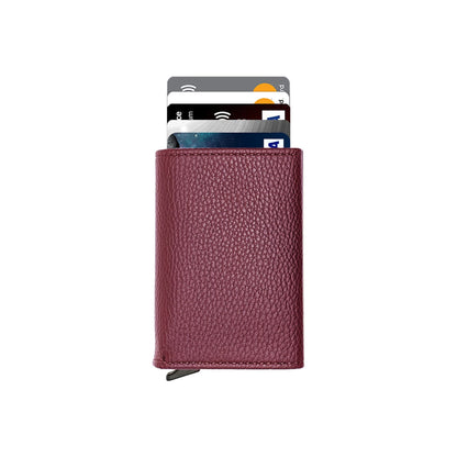 Agara  – PU Leather RFID Mechanism Card Holder/Wallet
