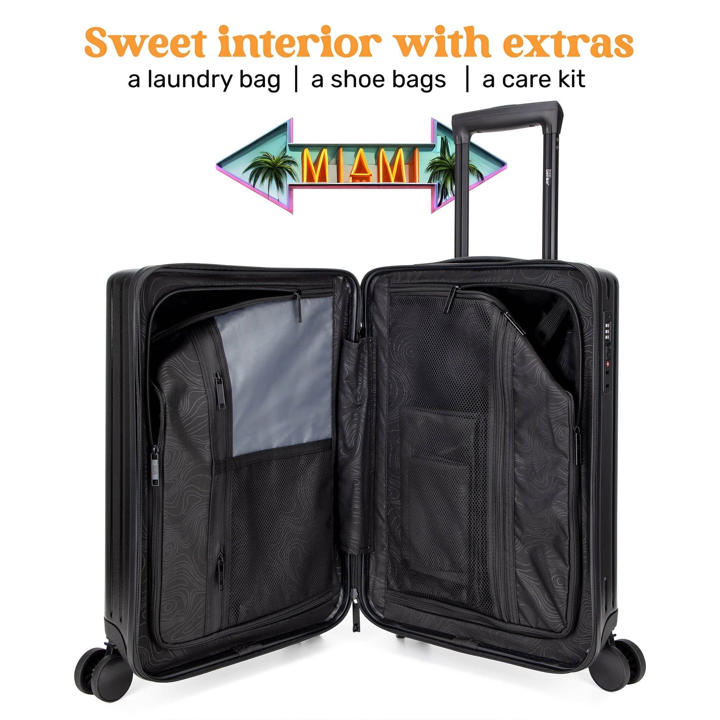 Ocean 20" Polycarbonate Carry-on Suitcase