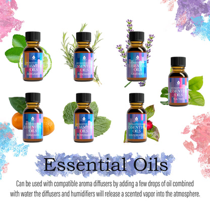 Himalayan Salt Diffuser & 14 Pack Essential Oils Set-4