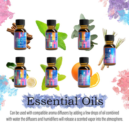 Himalayan Salt Diffuser & 14 Pack Essential Oils Set-3