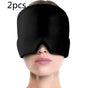 Ice Compress Headache Eye Mask Hat for Migraine, Stress, and Tension Relief