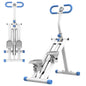 Stair Stepper with resistance Home-Upgrade Vertical Climber Workout Machine for Full-Body Exercise Climber Fitness Equipment with Stable Frame Adjustable Handlebar-Blue